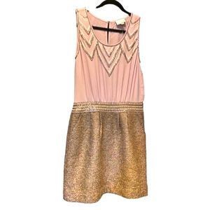 Greylin Anthropologie Beaded tweed mini Dress